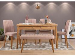 ASIR GROUP Étkezőgarnitúra(Kihúzható asztal, szék) (6 db) Santiago Atlantic Stone (869VEL5222)