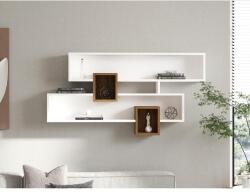 AG Fali polc Karen - Walnut, White (835PUQ1607) - tutihome