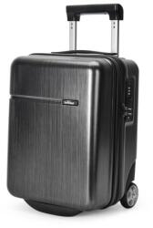 BONTOUR 40x30x20cm bőrönd, WIZZ AIR felvihető kézipoggyász, Antik szürke (120521-AntiqueGray)