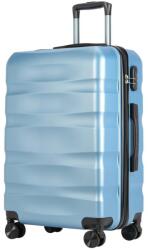 BONTOUR WAVE közepes Duplakerekes Gurulós bőrönd, Jégkék, M méretű (120542-IceBlue)