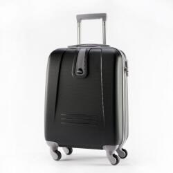 BONTOUR "Clasic" 4 Kerekes Kabin Bőrönd 55x39x20cm Fekete (120741-Black)
