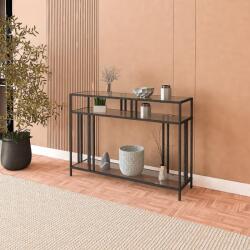 AG Konzolasztal Venedik - 100 Black, Fume Glass (706CLN1197)