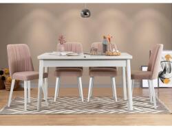 ASIR GROUP Étkezőgarnitúra(Kihúzható asztal, szék) (5 db) Santiago Fehér Stone V2 (869VEL5270)