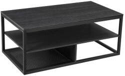 VASAGLE Modern dohányzóasztal 110 x 60 x 45 cm, Fekete | VASAGLE (LCT501B01)