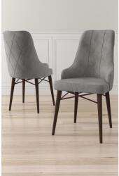 ASIR GROUP Étkezőszék szett (6 db) Neta - Szürke, Barna (240CHR1735)