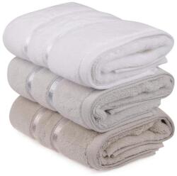 AG Kéztörlő Szett (3 db) Dolce - Fehér, Világos kék, Világos Barna (317HBY2409)