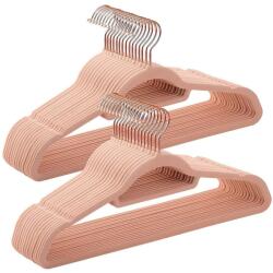 SONGMICS Bársonyos vállfák 30 darabos, csúszásmentes ruhaakasztó Rose Gold színű (CRF21PK30) - tutihome