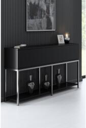 AG Konzolasztal Lord - Black, Silver (618BLY1217)