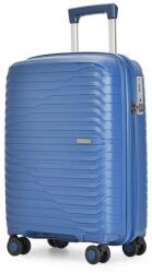 BONTOUR "City" 4-kerekes kabinbőrönd 55x38x20cm, kék (130941-Blue)