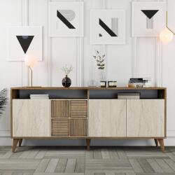 AG Konzolasztal Milan - Diós, Travertine (845HCT5606)