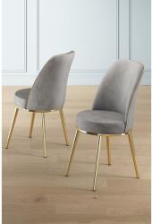 ASIR GROUP Étkezőszék szett (2 db) Pefa - Szürke, Arany (240CHR1545)