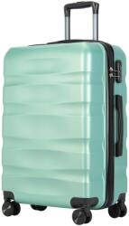 BONTOUR WAVE közepes Duplakerekes Gurulós bőrönd, Púderzöld, M Méretű (120542-PowderGreen)