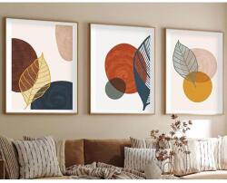 AG Fali Dekoráció keretezett MDF kép (3 darab) 693BSE1518 (693BSE1518)