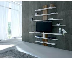 AG TV szekrény Zebra - White, Walnut (745DCD3020)