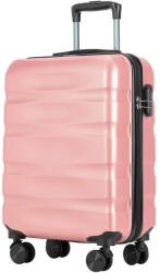 BONTOUR "WAVE" 4 Kerekes Kabin Bőrönd 55x39x20cm Rosegold (120541-RoseGold) - tutihome