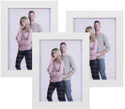 SONGMICS Képkeretek, 3 kollázs fotókeret készlet 5 "x7" (13x18 cm) méretű fotókhoz (RPF33WT) - tutihome