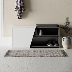 ASIR GROUP Cipőtároló Fiona Bench - Anthracite, White (855DTE5105)