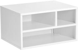 SONGMICS Polcos nyomtatóállvány, többfunkciós állvány, 40, 5 x 22 x 30 cm, fehér (OMC101W01)