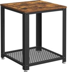 VASAGLE Rácsos kis asztal, éjjeliszekrény 45x45x55 cm | VASAGLE (LET41X)