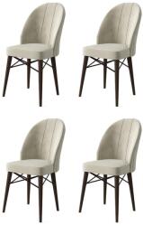 ASIR GROUP Étkezőszék szett (4 db) Ritim - Krém, Barna (240CHR1489)