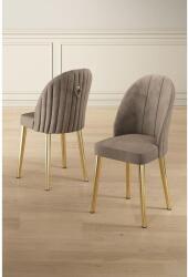 ASIR GROUP Étkezőszék szett (2 db) Mara - Cappuccino, Arany (240CHR1738)