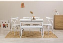 ASIR GROUP Étkezőgarnitúra(Kihúzható asztal, szék) (6 db) Oliver 29 - Ex (869VEL8648)