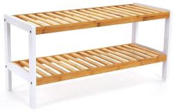 SONGMICS Bambusz 2 szintes cipőtartó, tárolópolc (LBS02H)