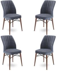 ASIR GROUP Étkezőszék szett (4 db) Flex - Füst, Barna (240CHR1443)