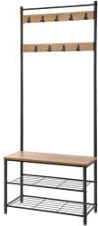 VASAGLE Kabáttartó állvány cipőtartóval 70x175x32 cm (HSR041N01)