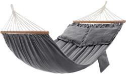 SONGMICS Kétszemélyes függőágy, kültéri hintaágy, szürke (GDC022G01)