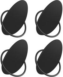 SONGMICS Kabátakasztók 4 csomag, fali kampók, fekete (LCR039B01) - tutihome