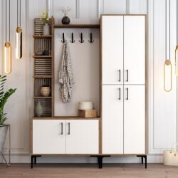 AG Előszobafal Viyana DA - Walnut, White (845HCT4224)