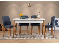 ASIR GROUP Étkezőgarnitúra (5 db) Costa Fehér Atlantice-Sötétkék (869VEL5229)