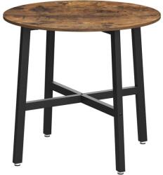 VASAGLE Kis étkezoasztal, kávézóasztal, 80 x 75 cm (Ø x M) (KDT080B01)