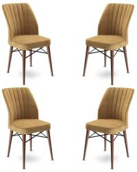 ASIR GROUP Étkezőszék szett (4 db) Flex - Cappuccino, Barna (240CHR1442)