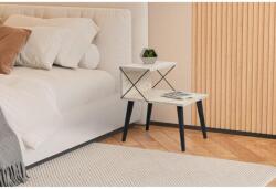 AG Éjjeliszekrény Cross - Fekete, Travertine (854KLN3317)