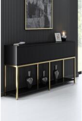 AG Konzolasztal Lord - Black, Gold (618BLY1213)