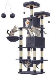 FEANDREA Macskakaparófa, többszintes plüss macskalakás, füstös szürke | FEANDREA (PCT190G01)