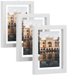 SONGMICS 3 képkeretből álló készlet, fehér (RPF357W01)