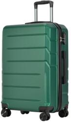 BONTOUR SPINNER közepes Duplakerekes Gurulós bőrönd, Zöld (120142-JungleGreen)