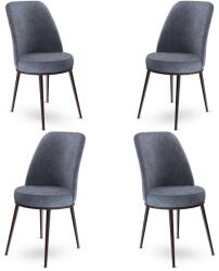 ASIR GROUP Étkezőszék szett (4 db) Dexa - Füst, Barna (240CHR1397)