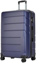 BONTOUR SPINNER Nagy Duplakerekes Gurulós bőrönd, Kék (120143-Blue)