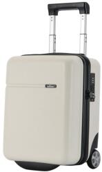 BONTOUR CabinOne kabinbőrönd WIZZAIR járataira ingyenesen felvihető fehér színben (40x30x20 cm) (120521-IvoryWhite)