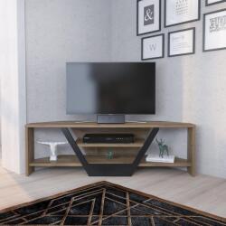 AG TV szekrény Sares - Walnut, Black (322RTC2180)