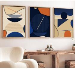 AG Fali Dekoráció keretezett MDF kép (3 darab) 693BSE1111 (693BSE1111)