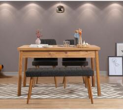 ASIR GROUP Étkezőgarnitúra (4 db) Costa Atlantice-Antracit (869VEL5192)