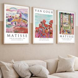 AG Fali Dekoráció keretezett MDF kép (3 darab) 693BSE1973 (693BSE1973)