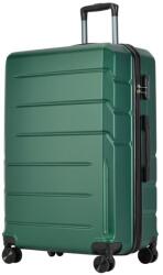 BONTOUR SPINNER Nagy Duplakerekes Gurulós bőrönd, Zöld (120143-JungleGreen)