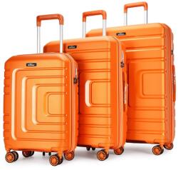 BONTOUR "Charm" 4-kerekes Bőrönd Szett, Sunset-Gold (130840-SunsetGold)