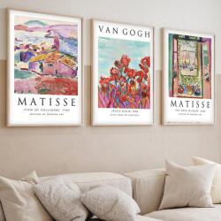 AG Fali Dekoráció keretezett MDF kép (3 darab) 693BSE1974 (693BSE1974)